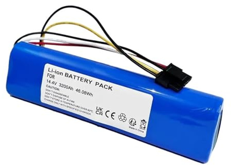 Batería de Repuesto Li-Ion 3500mAh 14.4V, Compatible con Cecotec Conga 3090 3091 3092 3093 1690 1890 2090 2290 Aspiradora Robot Repuestos(6800MAH)