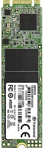 Transcend 480GB MTS820S M.2 2280 SATA III 6Gb/s interne SSD 3D TLC NAND - TS480GMTS820S