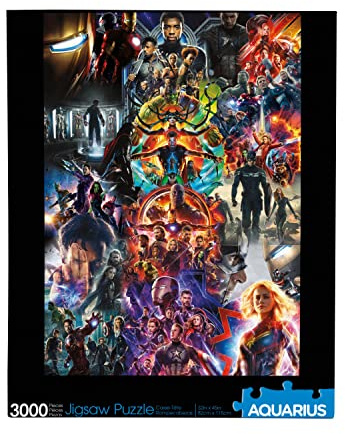 Aquarius Marvel Avengers Collage (3000 Piece Jigsaw Puzzle) - Glare Free - Precision Fit - Officially Licensed Marvel Merchandise & Collectibles - 32 x 45 Inches