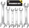SOL 6pcs Spanner Set - 6-17mm Spanners for DIY Repairs - Including 6mm to 17mm Spanners, Spanner Set for Home and Workshop Use