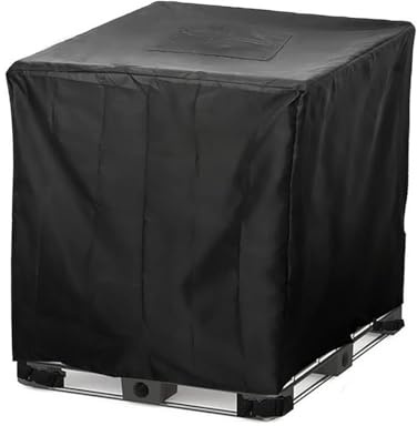 WANGCL IBC tankskydd utomhus oxfordtyg hinkskydd vattentät vindtät anti-UV – 120 x 100 x 116 cm
