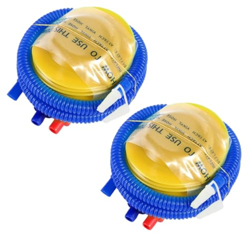 Toddmomy 2pcs Foot Air Pump Inflator Set Portable Plastic Balloon Air Inflator for Inflatable Toys and Balloons