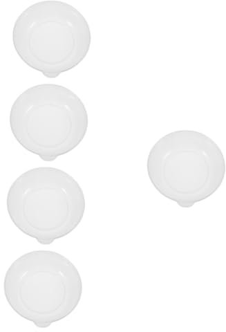 HOODANCOS 5St Waagschale Wiegeplatte kommerziell Lebensmittelwaage mit Schüssel elektronisch Laborschale kochgeschirr kitchen scale wiegenset Tablett Boote wiegen digitale Grammwaage Plastik