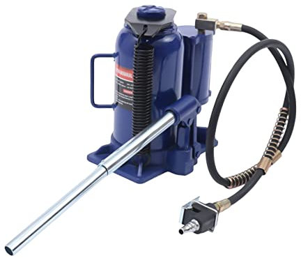 20T elevador hidráulico,Gato hidráulico de aire,Gato de botella hidráulico neumático con bomba manual manual,Para coche, sedán, cambio de neumáticos, reparación de garaje