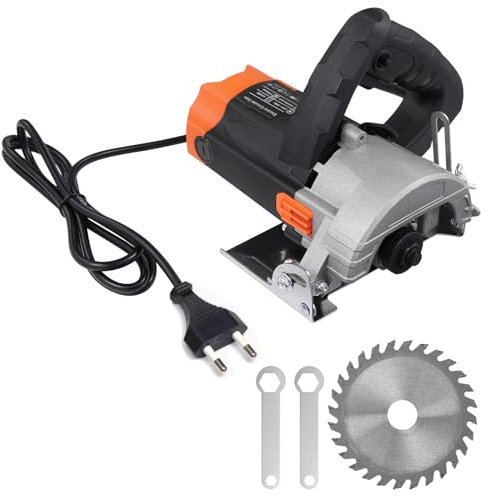 Victoam Mini Circular Saw, 1500W Electric Circular Saws with 105mm Saw Blade, Professional Wired Mini Circular, 13000RPM, Max Cutting Depth 55mm(90°), 38mm(45°) for Wood, Soft Metal, Tile and Plastic