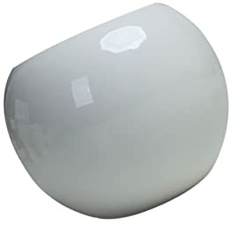TOYANDONA Jardinière Céramique Blanche Design Européen pour Balcon et Fenêtre sans Trou Style Délicat