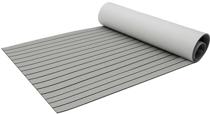 Antirutschmatte, Duschmatte, 240x90cm Teppich Antirutschunterlage, Geeignet für Schiffsdecks, Wohnmobile, Yachten, Fitnessstudios usw, Teppich Anti Rutsch Anti Curling - Grau