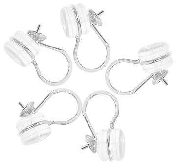 Silikon Ohrclips ohne Ohrlöcher 6 Stück Silber Selbstgemacht Ohrringbasis | Durchbohrte Ohrringe, Weiche Silikon Ausführung, Leicht zu Tragen, für Selbstgemacht Ohrringherstellung