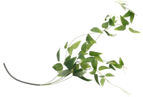 Uonlytech Artificial Clematis Leaf Vine Rattan Simulated Plant Hanging Green Wall Decor for Living Room Bedroom Indoor Garden