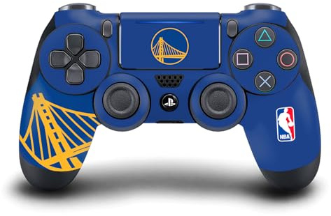Head Case Designs Officially Licensed NBA Oversized Golden State Warriors Logo Vinyl Sticker Gaming Skin Decal Cover Compatible With Sony PlayStation 4 PS4 DualShock 4 Controller