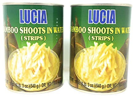 Lucia Jeune noix de coco au sirop (pousses de bambou dans l'eau, lot de 2)