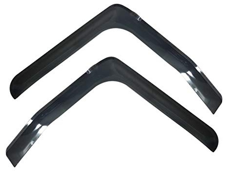 PERFLEX Set Windabweiser Regenschutz Fenster Seite Windabweiser für LKW T Dekoration Zubehör