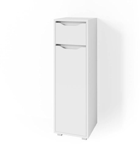 Vicco Midischrank Ruben, Weiß, 30 x 97.5 cm