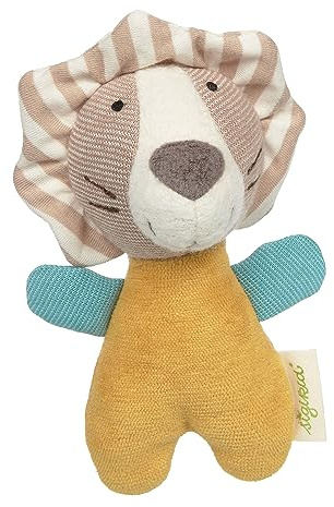 sigikid 39530 Aktivspielzeug Greifling, Gelb/Orange/Beige