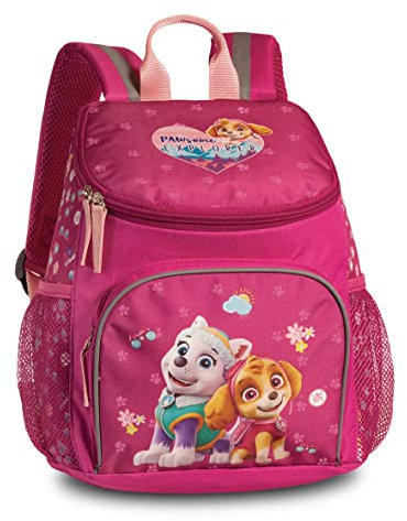 Fabrizio Paw Patrol Rucksack mit Skye und Everest Pawsome Explorer Kinderrucksack für Mädchen von 3-6 Jahren, Kita- und Kindergartentasche 31cm x 25cm x 18cm - 8L Pink Einheitsgröße