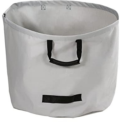 Dehner Gartensack, Ø 60 cm, Höhe ca. 56 cm, Volumen 150 l, Polyester, grau