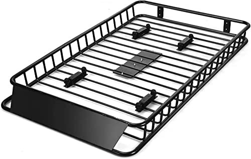 Dachgepäckträger 162 X 99 X 15 cm Stahl-Auto-Dachträger-Korb-Tablett Universal-Dachgepäckträger Aluminium Dachträger
