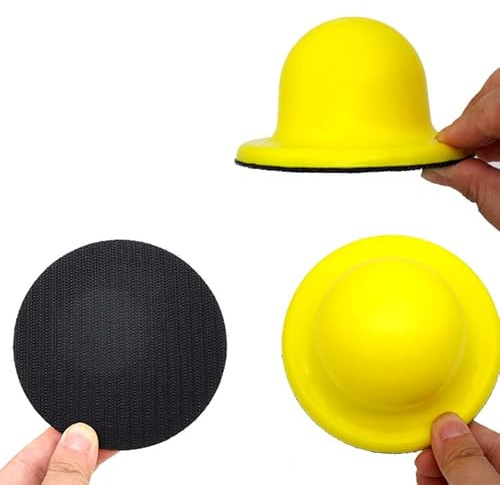 Hand Sanding Pad Blocks 4 Inch Hook and Loop Sanding Block for Woodworking Home Crafts Home Mini Sander