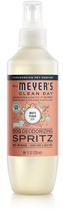 MRS. MEYER'S Clean Day Dog Deodorizing Spray, White Peach Scent, 8oz