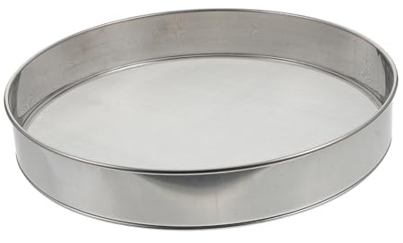 SHOWERORO Setaccio per Farina Acciaio Inossidabile con Maglia Fina Utensile Manuale per Setacciare Polveri Come Zucchero Velo e Cacao Alta Efficienza e Facile da Usare