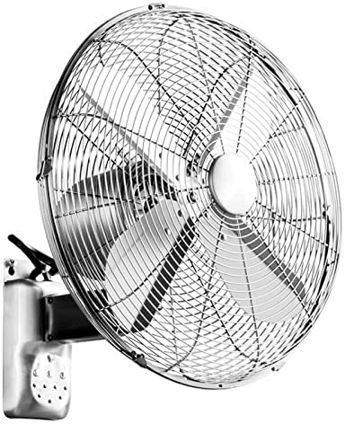 Wandventilator mit Fernbedienung, 4 Flügel, 3 Geschwindigkeiten, Wandventilator, einstellbarer oszillierender Industrieventilator, hohe Geschwindigkeit/hohe Beanspruchung, 1/2/4-Stunden-Timer, für g