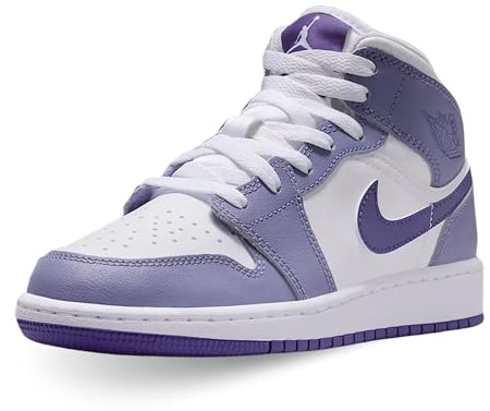 Nike Scarpe Air Jordan 1 Mid (GS) Codice DQ8423-500 Viola Ragazzi