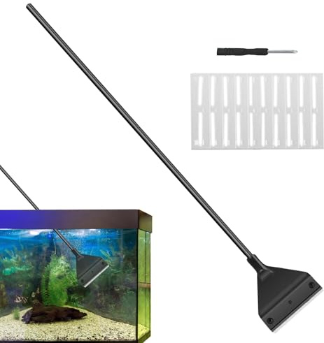 Genérico Paglietta per acquari, pulizia acquario per acquari, accessorio raschietto per terrari stagni e casa
