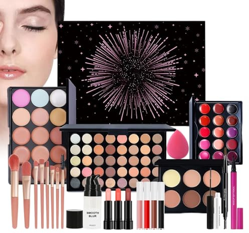 Make-up-Set für Anfänger – Schönheit und Körperpflege, komplettes Make-up-Set für Frauen – für Frauen Mädchen Teenager Anfänger Geburtstag Weihnachten Ehefrau Muttertag