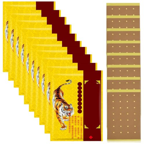 80 Pièces Patch Chauffant Dos, Patch Anti Douleur, Action Rapide et Durable, Patch Baume du Tigre Chauffant pour le Dos, les Genoux, le Cou et les Épaules