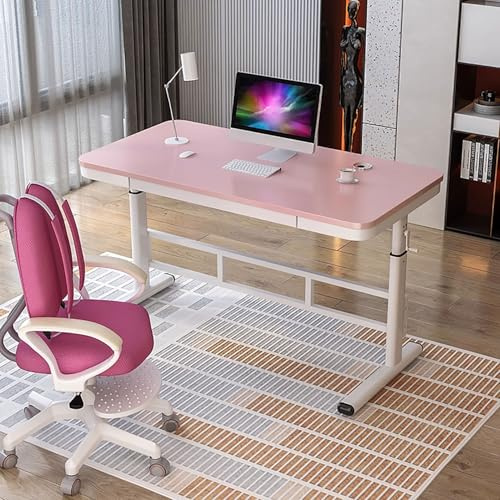 Höhenverstellbarer Stehpult, stabiler Metalltisch für Arbeitszimmer, Schreiben, Spiele, einfache Montage, 120 x 60 cm, ergonomisches Design für Komfort