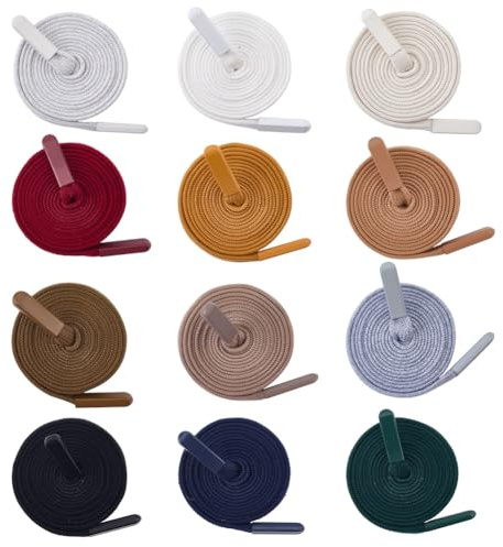 BENECREAT 12 Stück 12 Farben 1400mm Flache Hoodie Ziehkordeln Ersatz 12mm Breite Hoodie String Ersatzkordel für Sweatpants Jacke Mäntel Shorts Schuhe