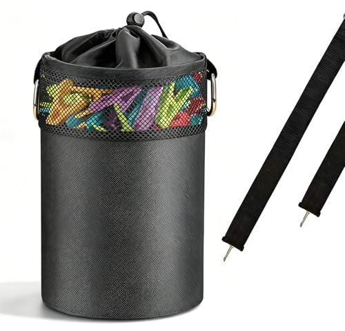 Panier Pince à Linge, Sac à Pinces à Linge Étanche Grand Format Muni De Deux Crochets De Support, Pour Maintenir Ranger Vos Epingles à Linge,Jouets,Petits Objets (Noir)