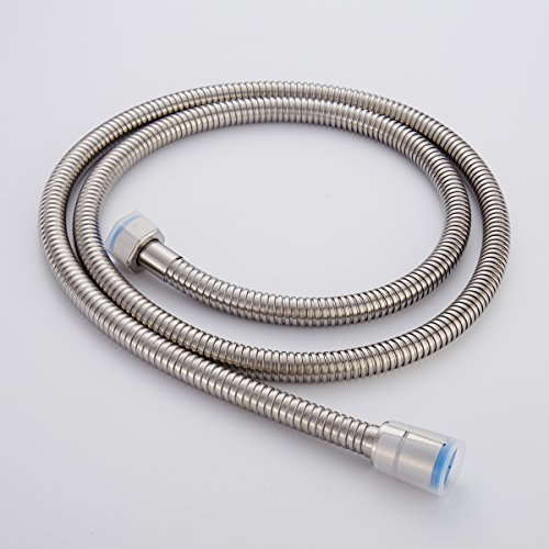 CIENCIA Brauseschlauch 3m Metaflex Brauseschlauch für Handbrause Anti-Knick Flexibler Duschschlauch Edelstahl Gebürstet, FHA014C