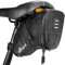 WOTOW Fahrrad Satteltasche - wasserdichte Satteltasche Rennrad klein, Fahrradtasche Sattel mit wasserdichtem Reißverschluss und Rücklichthaken für Outdoor MTB Rennrad, etc Lagerung(1,5 L)