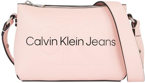 Calvin Klein Jeans Damen Umhängetasche Klein, Rosa (Pale Conch), Einheitsgröße