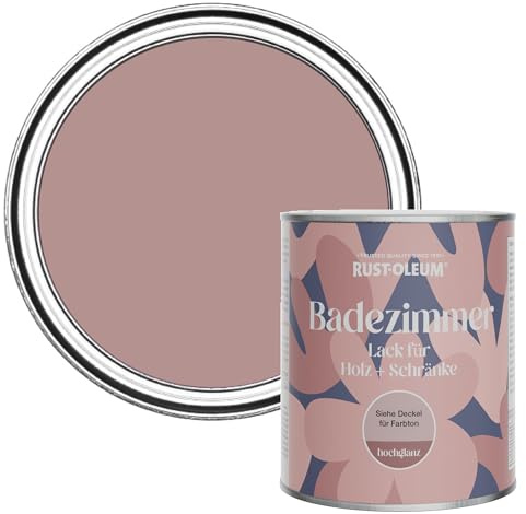 Rust-Oleum Pink Moisture Resistant Bathroom Wood & Cabinet Paint In Gloss Finish - Heartfelt 750ml