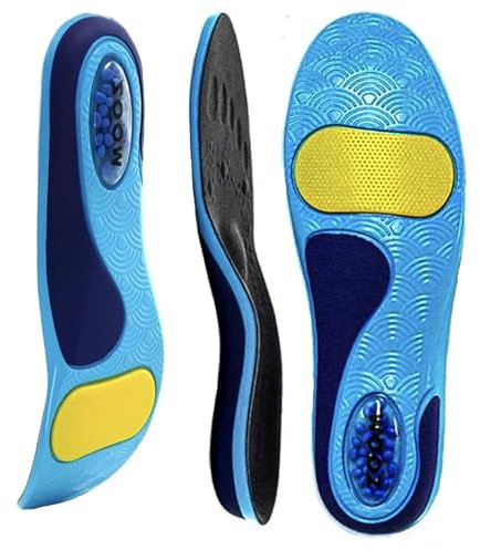 Goofort DynaZoom™ Arch Support Insoles Plantar Fasciitis Insoles Orthotic Gel Insoles Women Men Heel Pain Metatarsalgia Shoe Insert Shock Protect Overpronation Flat feet Insole Orthopedic Inner Sole