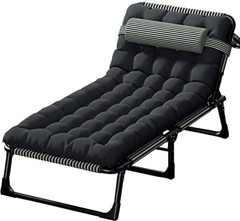 Guyifuny Tragbarer, klappbarer Chaiselongue-Stuhl, Chaiselongues für Terrasse, Balkon, Strandterrasse, Gartenstuhl, Sonnenliege, Loungesessel, Reise-Camping-Terrasse, Deck-Rasenstühle