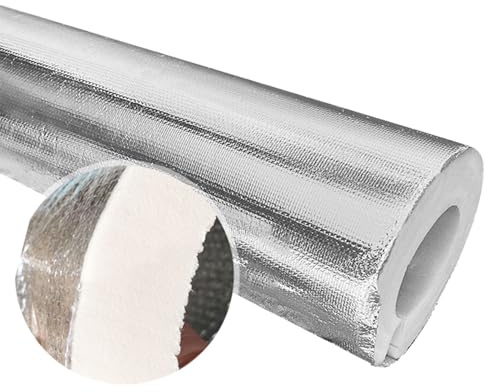Selbstklebende Schlauch Isolierung Schaumstoff Rohrisolierung Länge 95cm 34mm 43mm 52mm 65mm 76mm 90mm Außenbereich Heizungsrohre Schaumisolierrohr(ID 76mm x 20mm x 95cm)