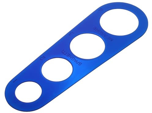 NULYLU Pasta Portion Measure Tool Ruler for Accurate Pasta Serving Kitchenware Cooking Guide