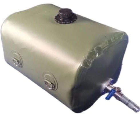Bensinkanner Bränslebehållare 50L utomhus fällbar reservbensin- och dieseltank för bensinbehållare för terrängfordon