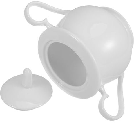 Mikikit Sucrier Rétro en Céramique 370ml Couvercle Hermétique, Distributeur de Sucre pour Café et Bureau, Récipient à Sucre Polyvalent Cuisine et Bar