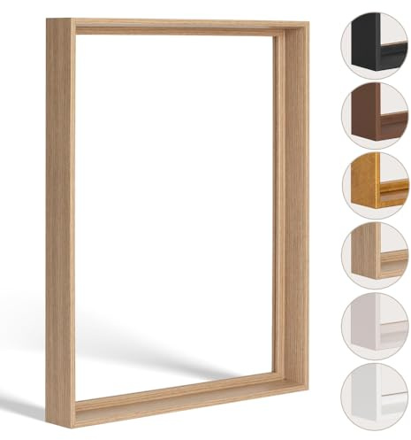 Haak Schattenfugenrahmen Frieda 120x150cm Eiche Natur (Dekor) Selbstmontage Bausatz DIY