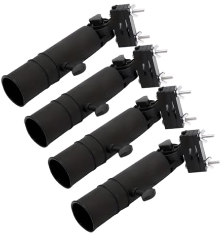 ifundom 4pcs Adjustable Golf Umbrella Holders Abs Umbrella Mounting Stand for Golf Cart Portable and Lightweight with Stable Fixing Suitable for Various Weather Conditions