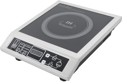 Induktionshällsbord 3 500 W, bärbar induktionsplatta, 10 nivåer, elektrisk spis IPX4 timer, professionell induktionshäll med arbetsplan