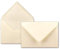 50x Brief-Umschläge in Creme - 80 g/m² - Kuverts in DIN B6 Format 12,5 x 17,6 cm - Nassklebung ohne Fenster