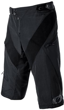 O'NEAL Generator Shorts I MTB Hose Herren kurz MTB DH Downhill FR Freeride I Mountainbike Hose schnelltrocknend I Radlerhose Herren mit Druckknopf Verschluss I Schwarz I Größe 34/50