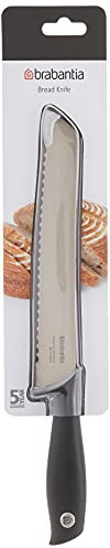 Brabantia Tasty+ Coltello Pane, Dark Grey