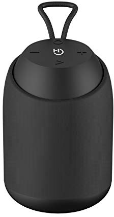 Hiditec, Mini Altavoz Portátil Negro Urban Rok M con Bluetooth + Jack, Altavoces Inalámbricos Potentes y Autoamplificables para PC, Coche o El Baño, Máxima Calidad, Resistente y Sumergible 1 m, rok m 5w