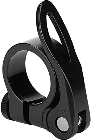 Keenso Cykelsadelklämma, snabb frigöring av aluminiumlegering cykel sadelklämma sadelklämma sadelklämma för cykelsäte, svart